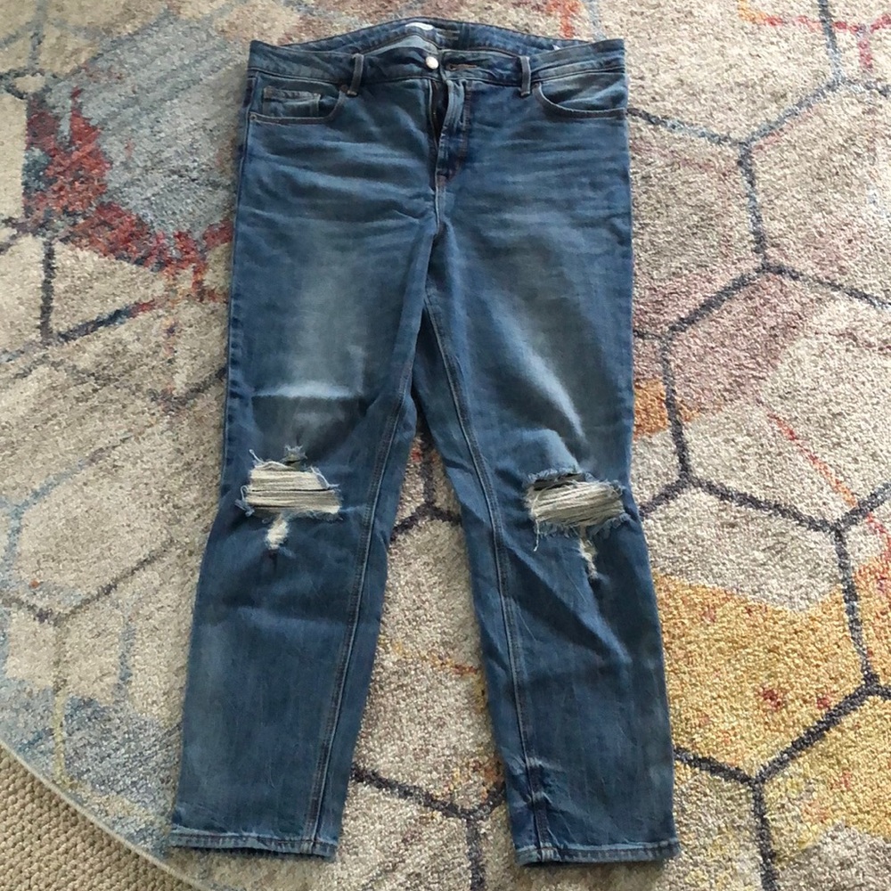 Old Navy Power Straight High Rise Jeans